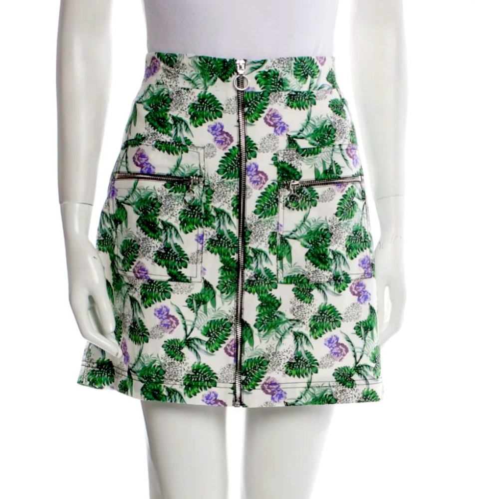 Maje printed mini skirt ✨